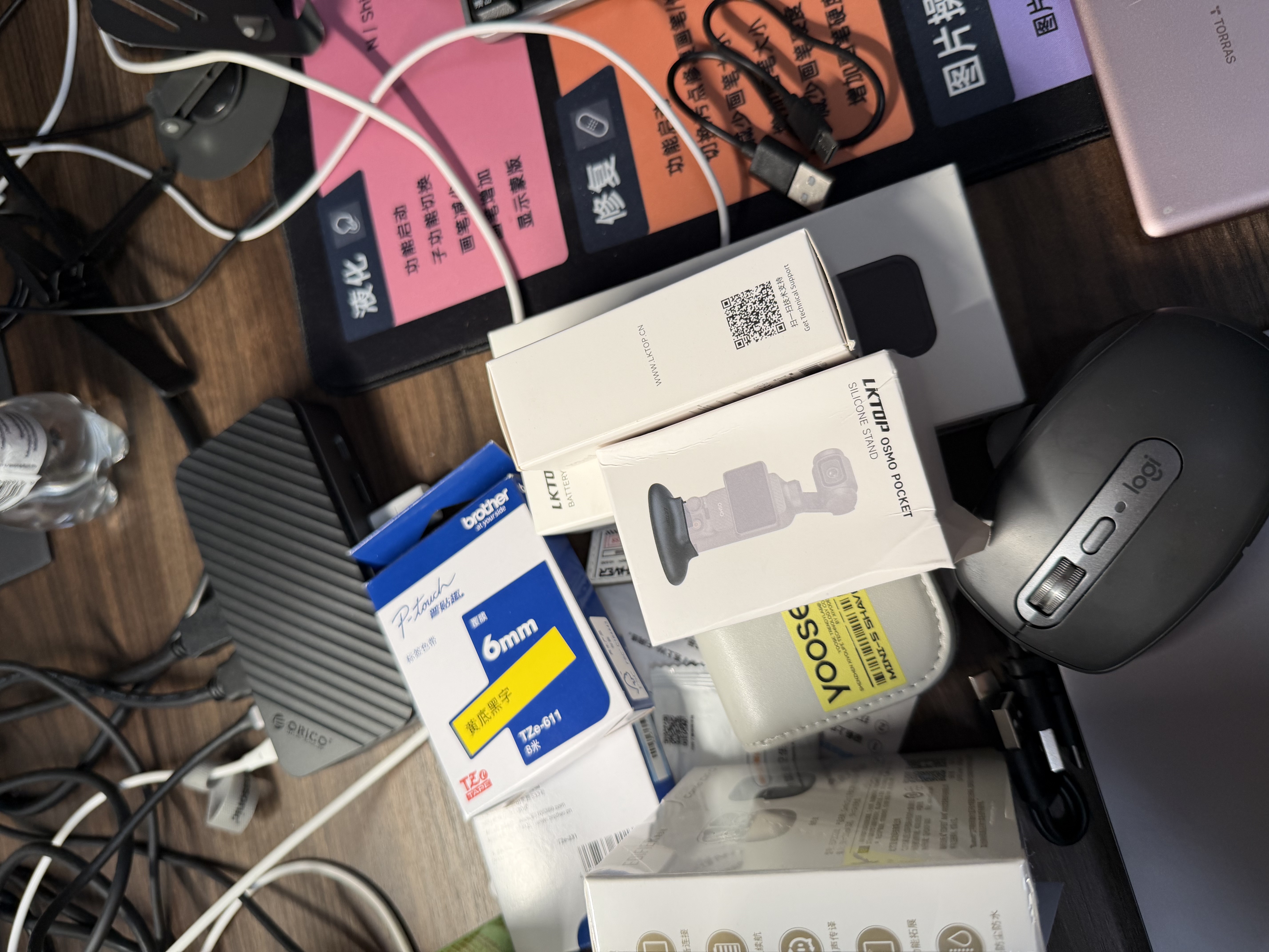 兄弟（brother）标签机色带原装标签打印机标签带标签纸12mm宽度(适用所有PT系列) 白底黑字12mm TZE-231 实拍图
