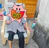 宜家（IKEA）POANG波昂布艺靠背单人休闲椅现代简约人体工学懒人沙发椅阳台椅 淡米垫｜桦木纹框 实拍图