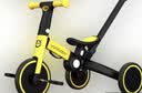 uonibaby品牌授权儿童三轮车脚踏车1-3-6岁宝宝儿童车遛娃神器平衡车手推 3C认证26款（巴洛克黄-推杆版）1到7岁 升级版 实拍图