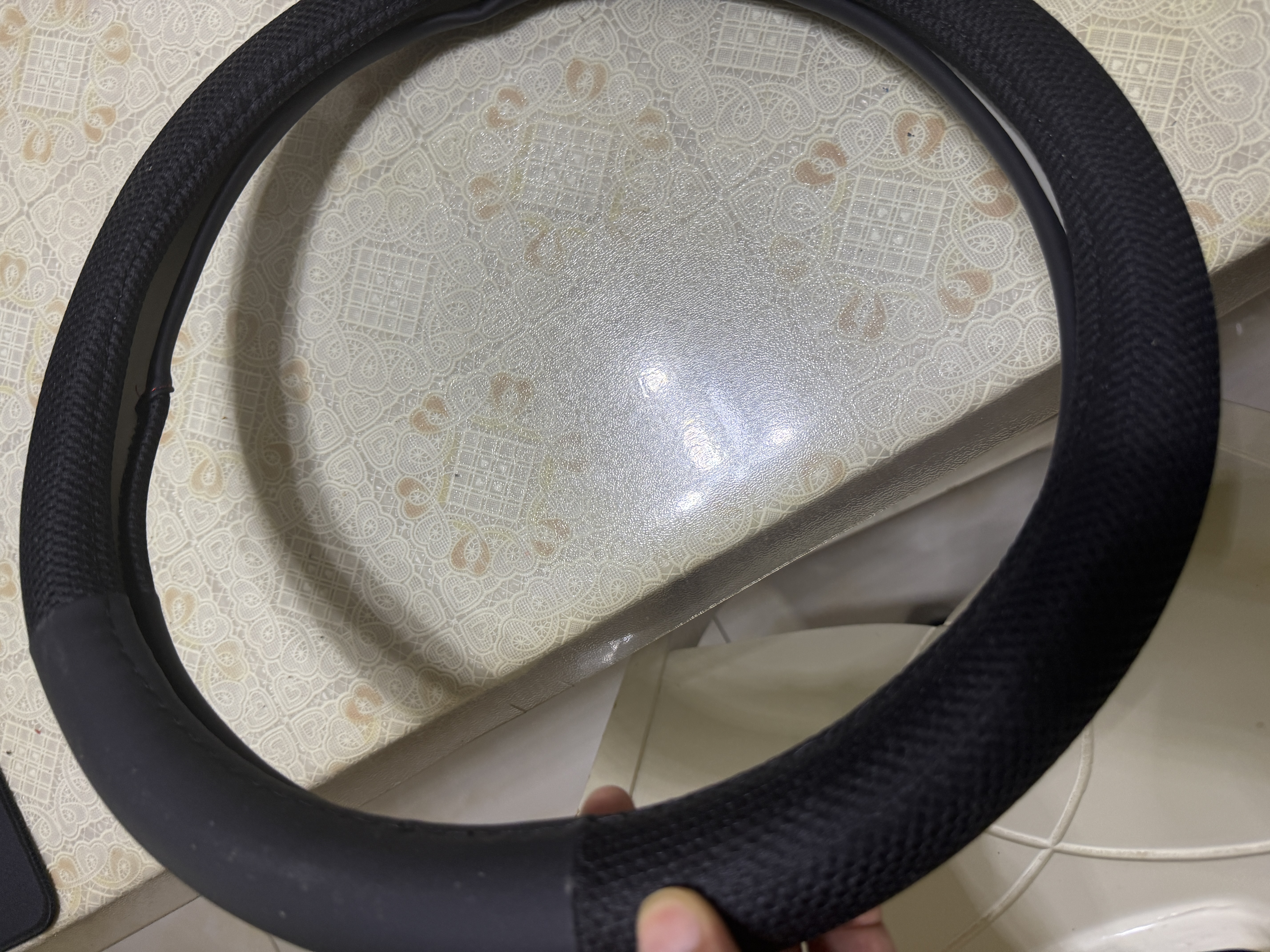 准航汽车方向盘套真冰丝四季通用皮把套大众朗逸速腾日产轩逸适用 实拍图