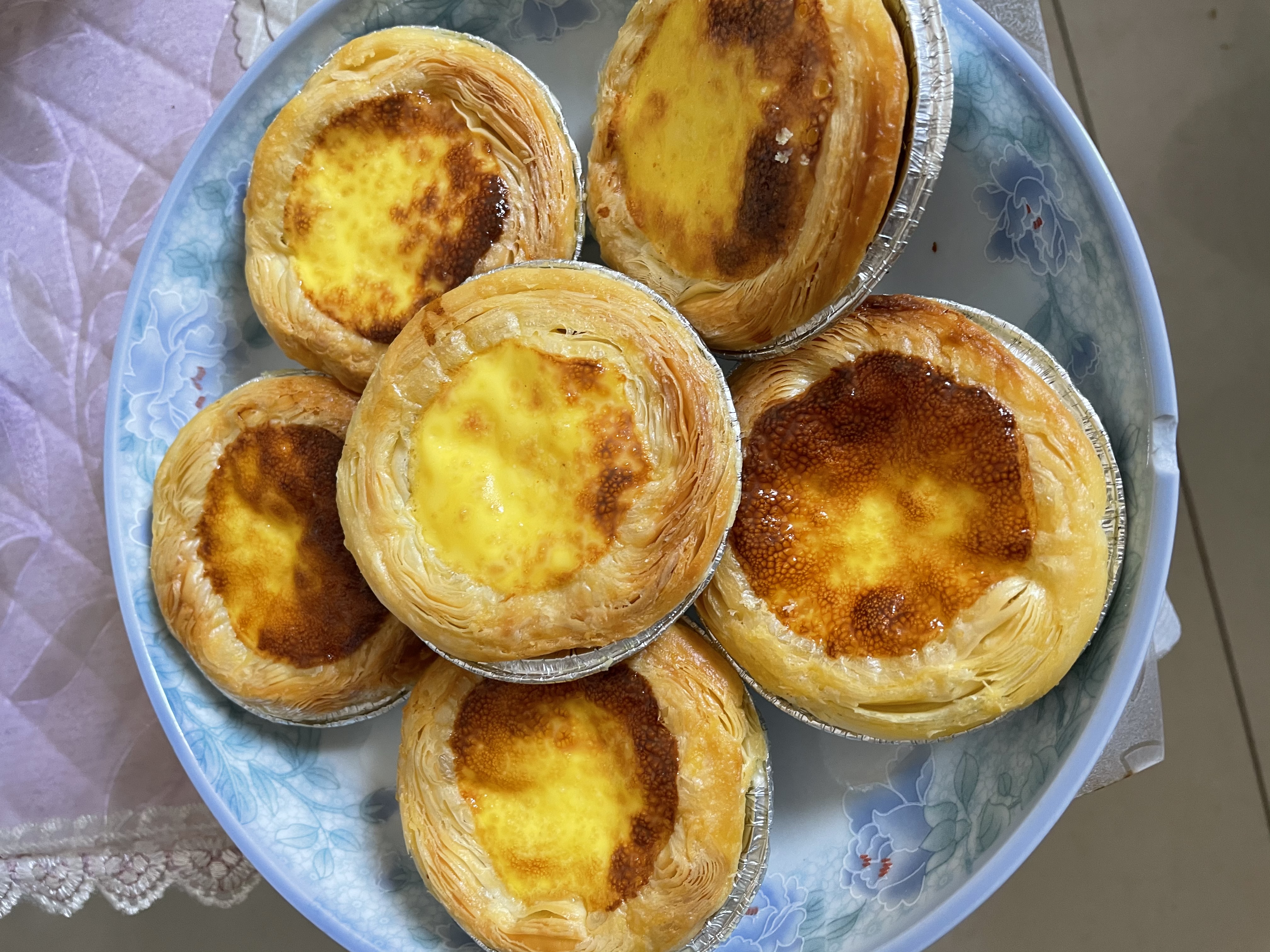 大希地爆爆酥手工黄油蛋挞皮 400g 16个装 烘焙食材半成品 儿童挞皮 实拍图