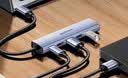 山泽Type-c扩展坞USB3.0千兆网口拓展坞分线器雷电4转HDMI4k高清转接适用苹果MacBook/Mac mini DKK6 实拍图