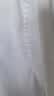罗蒙（ROMON）纯色商务职业正装男士白衬衫工装男装短袖衬衣男CS72白色5XL 实拍图