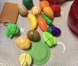 欣格儿童过家家切蔬菜水果玩具切切乐可咬仿真苹果收纳桶25件生日礼物 实拍图