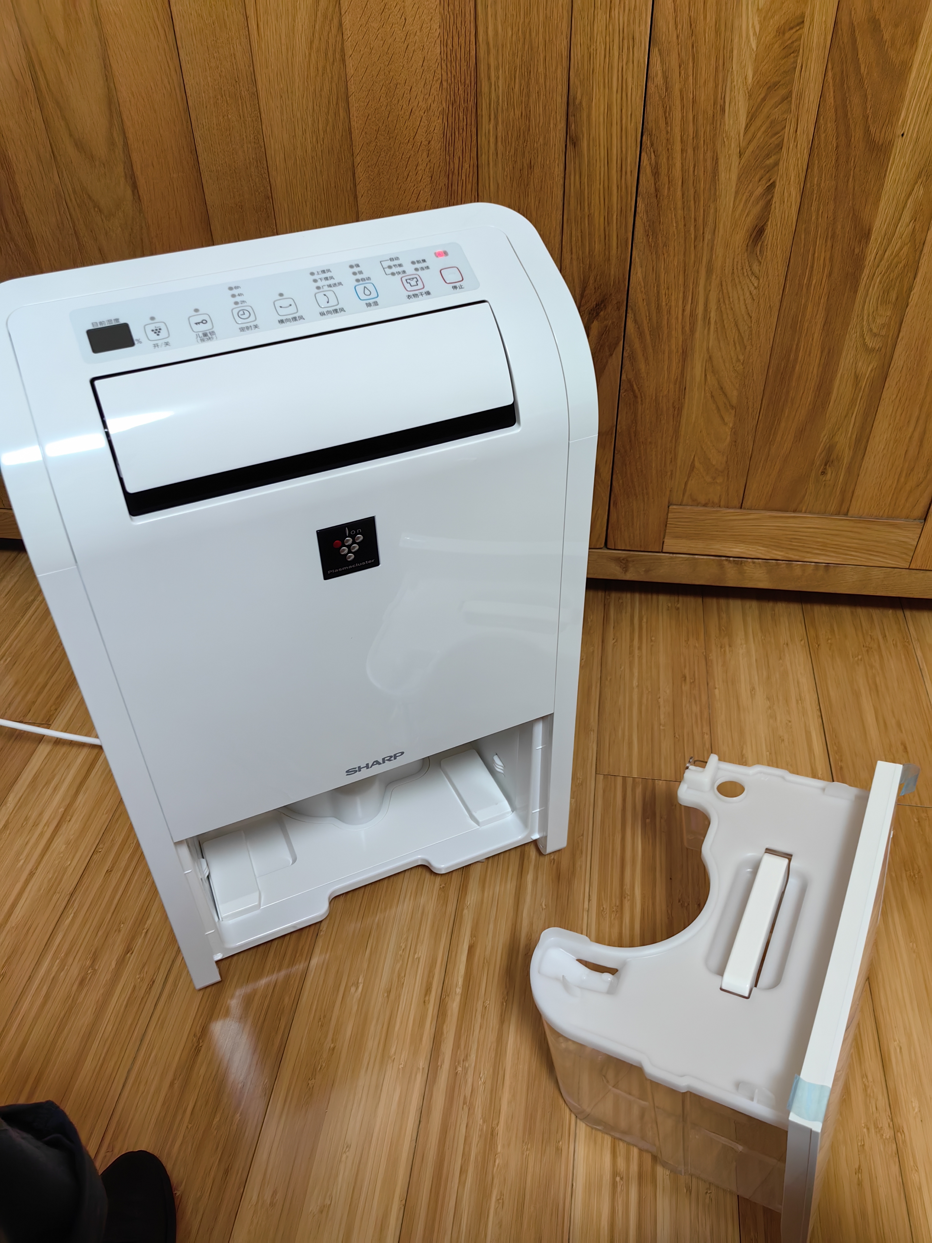夏普除湿机23L家用卧室客厅地下室轻音抽湿机净化除湿一体机干衣机去湿器 PCI杀菌除霉去异味 D23HZ 实拍图