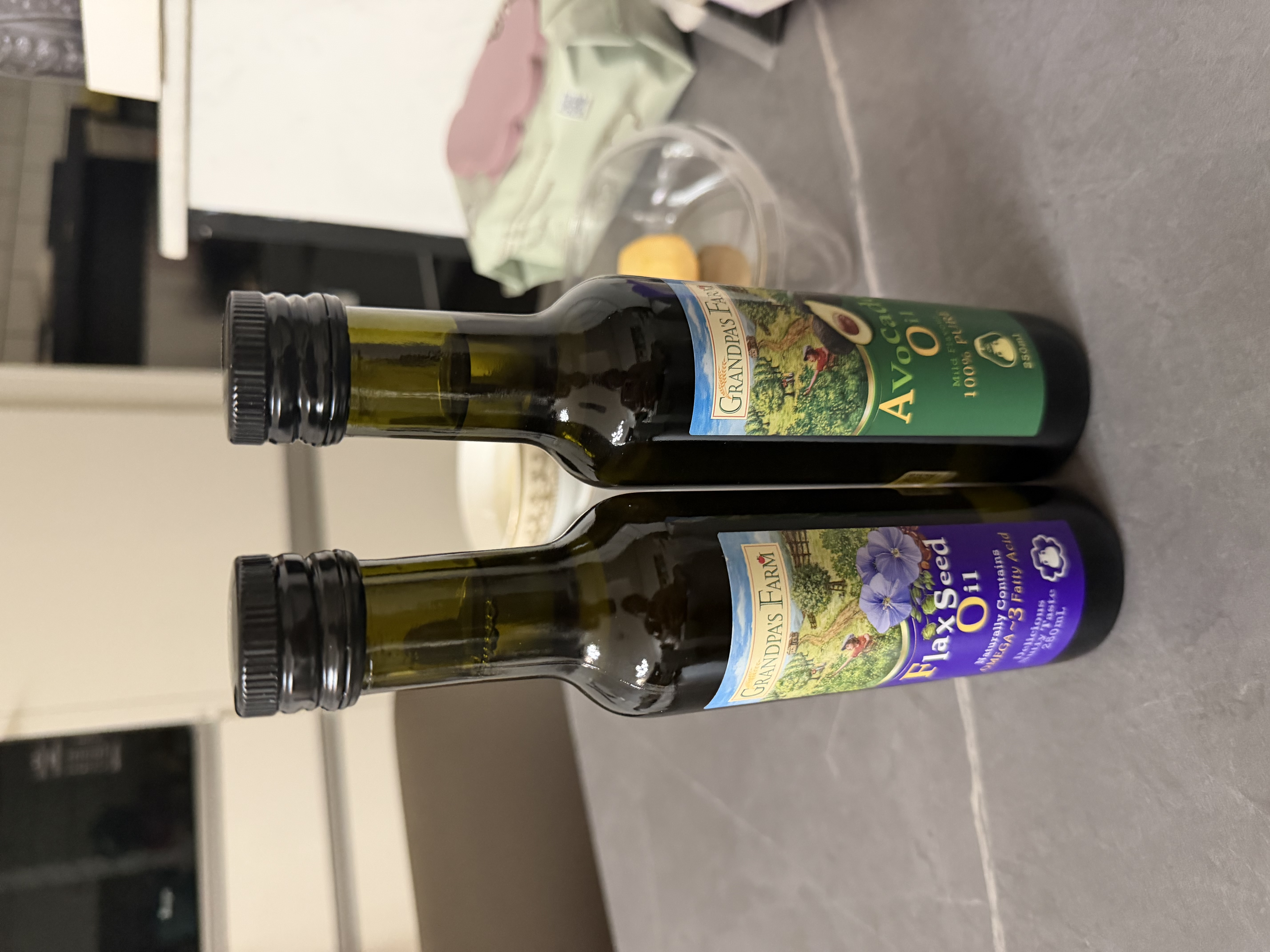 爷爷的农场亚麻籽油热炒油250ml 进口凉拌辅食用油 送宝宝婴儿6-12月辅食谱 实拍图
