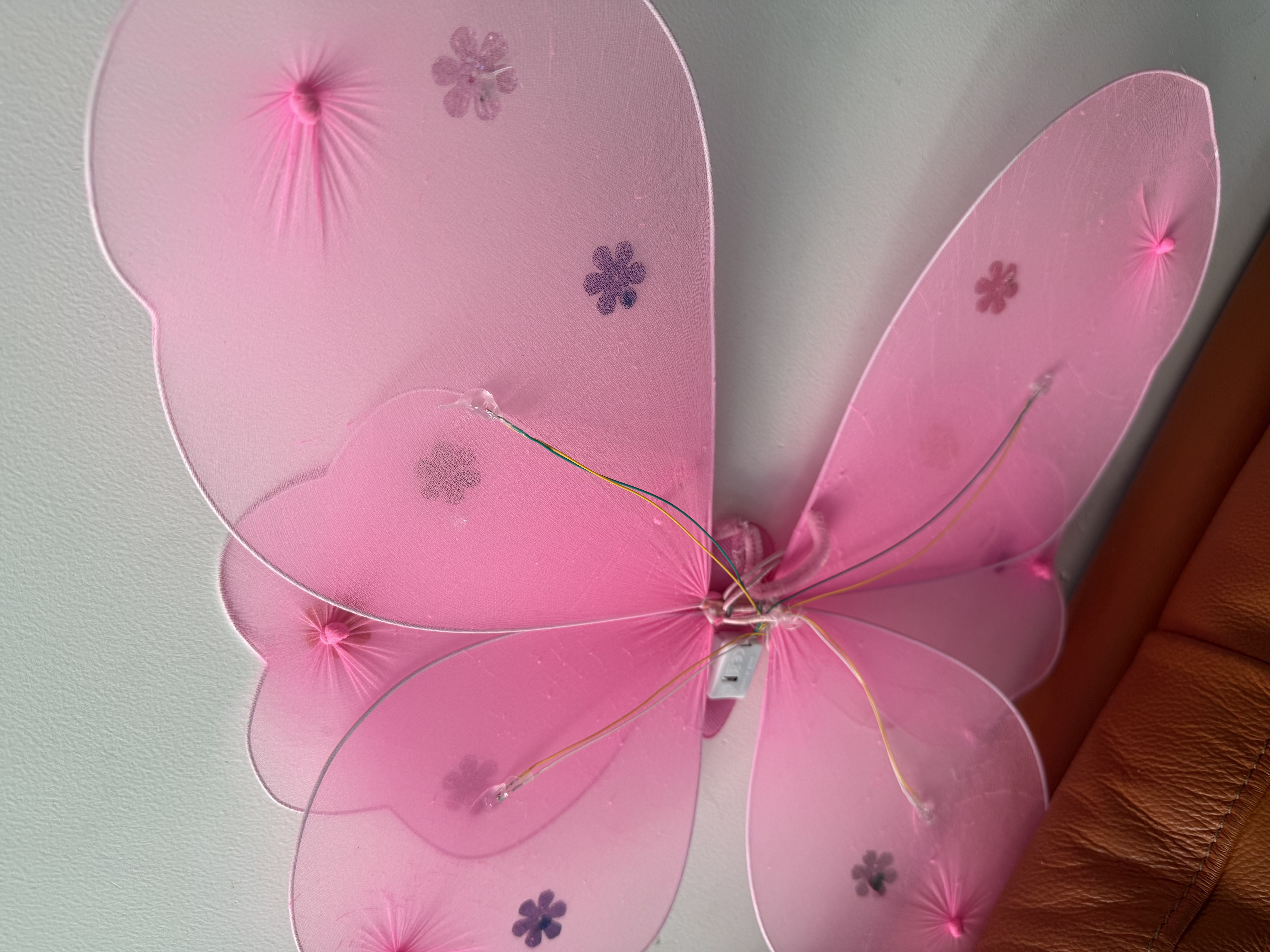 TaTanice蝴蝶翅膀背饰儿童趣味玩具精灵公主魔法棒装扮道具女孩生日礼物 实拍图