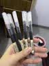得力（deli）拔帽直液式中性笔 0.5mm全针管走珠笔大容量速干考试笔学生刷题笔 黑色5支S856-5 实拍图