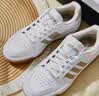 adidas ENTRAP美式校园风运动鞋少年感复古篮球风板鞋阿迪达斯   白色/金属暗银   39 实拍图