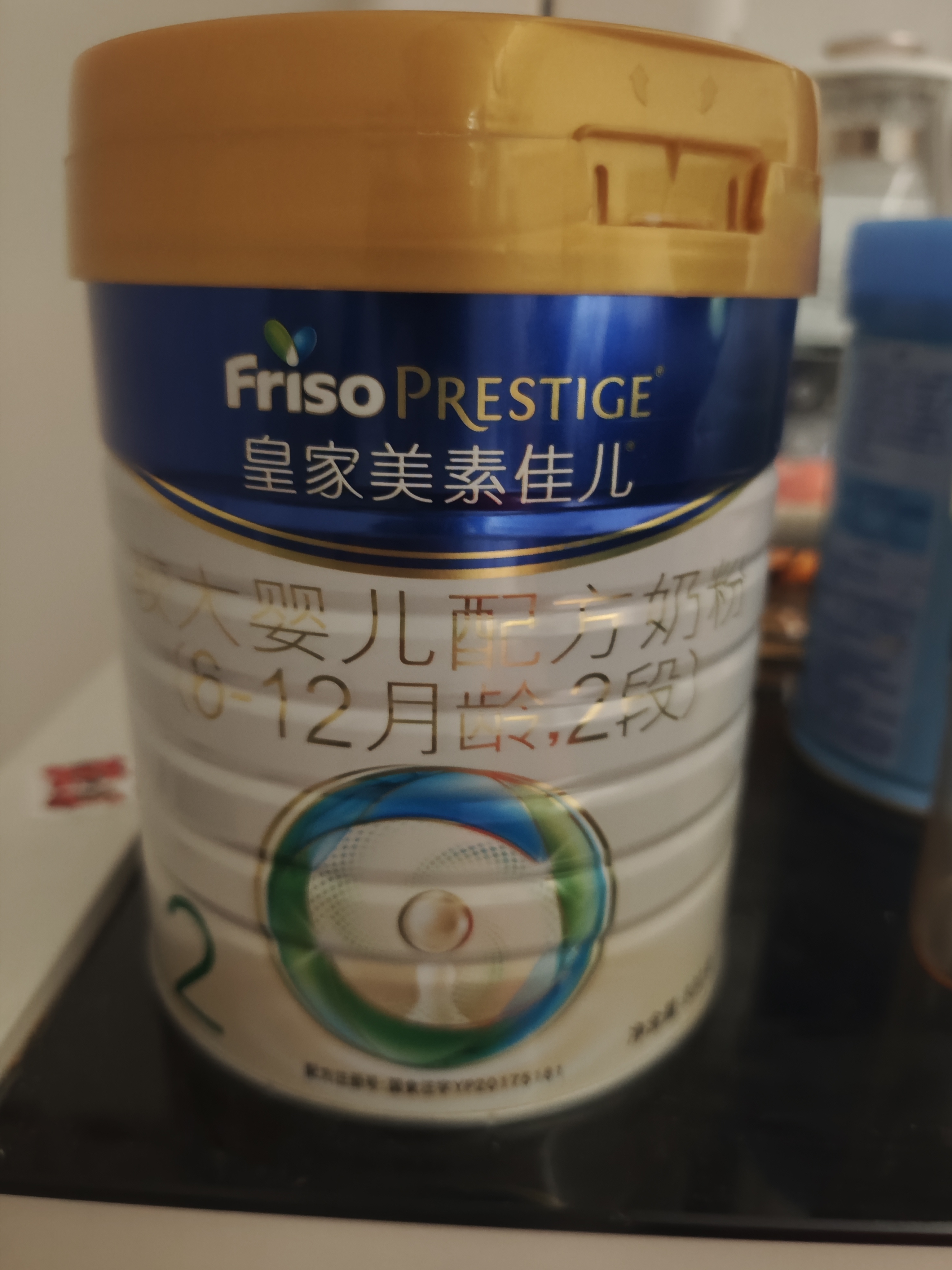 美素佳儿（Friso）皇家较大婴儿配方奶粉2段（6-12个月）400克 乳铁蛋白 新国标 实拍图
