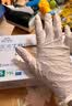 英科医疗（INTCO）一次性手套医用丁腈100只L码白色防护实验室家务洗碗乳胶橡胶手套 实拍图