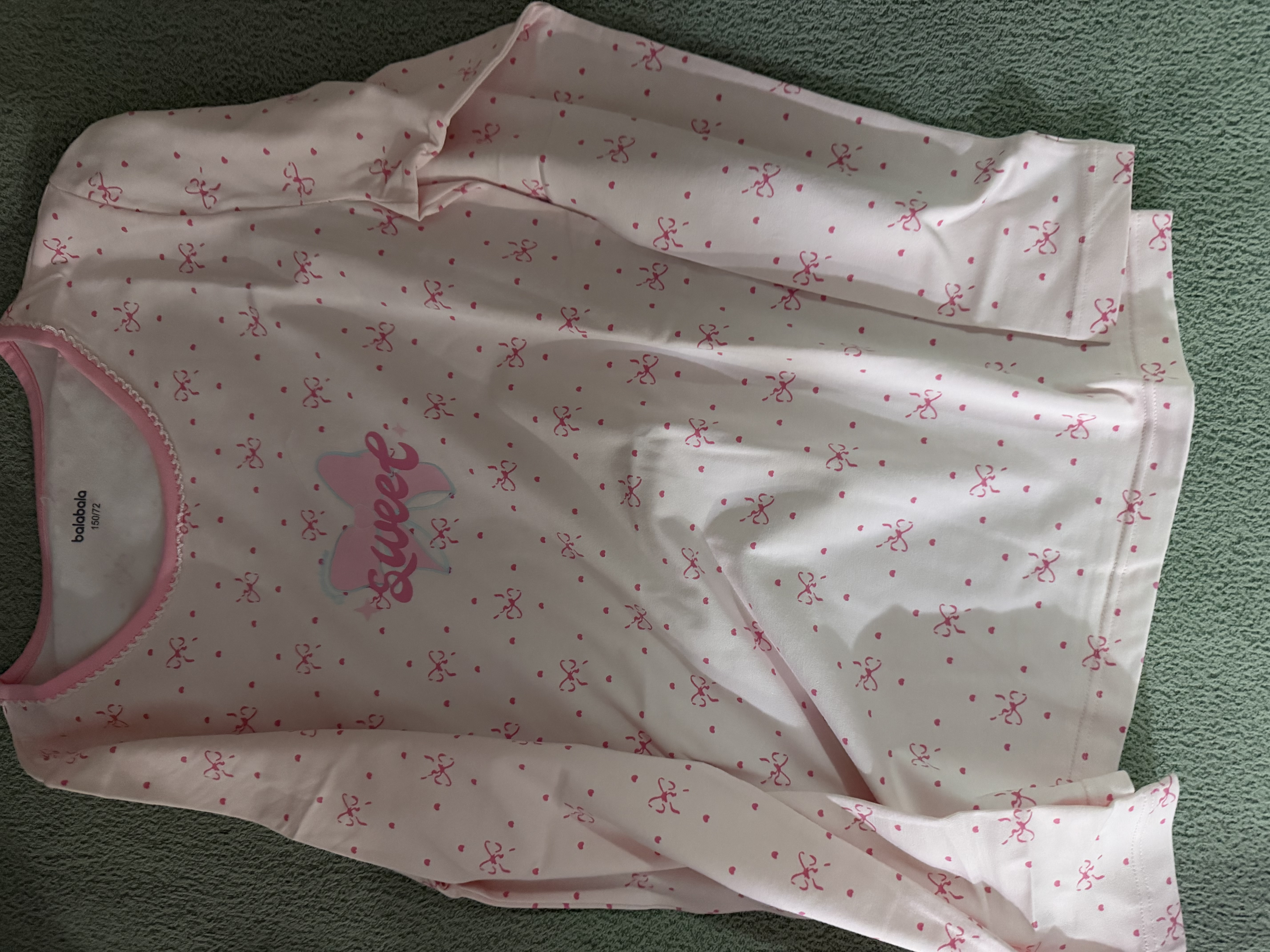 巴拉巴拉儿童秋衣秋裤套装蛇年女童保暖内衣本命年红色睡衣潮209125169004 实拍图