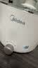 美的（Midea）电煮锅 0涂层不锈钢 宿舍小电锅 多功能家用宿舍泡面小火锅 2.6L蒸煮一体电热锅 XZC2066G 配蒸笼 实拍图