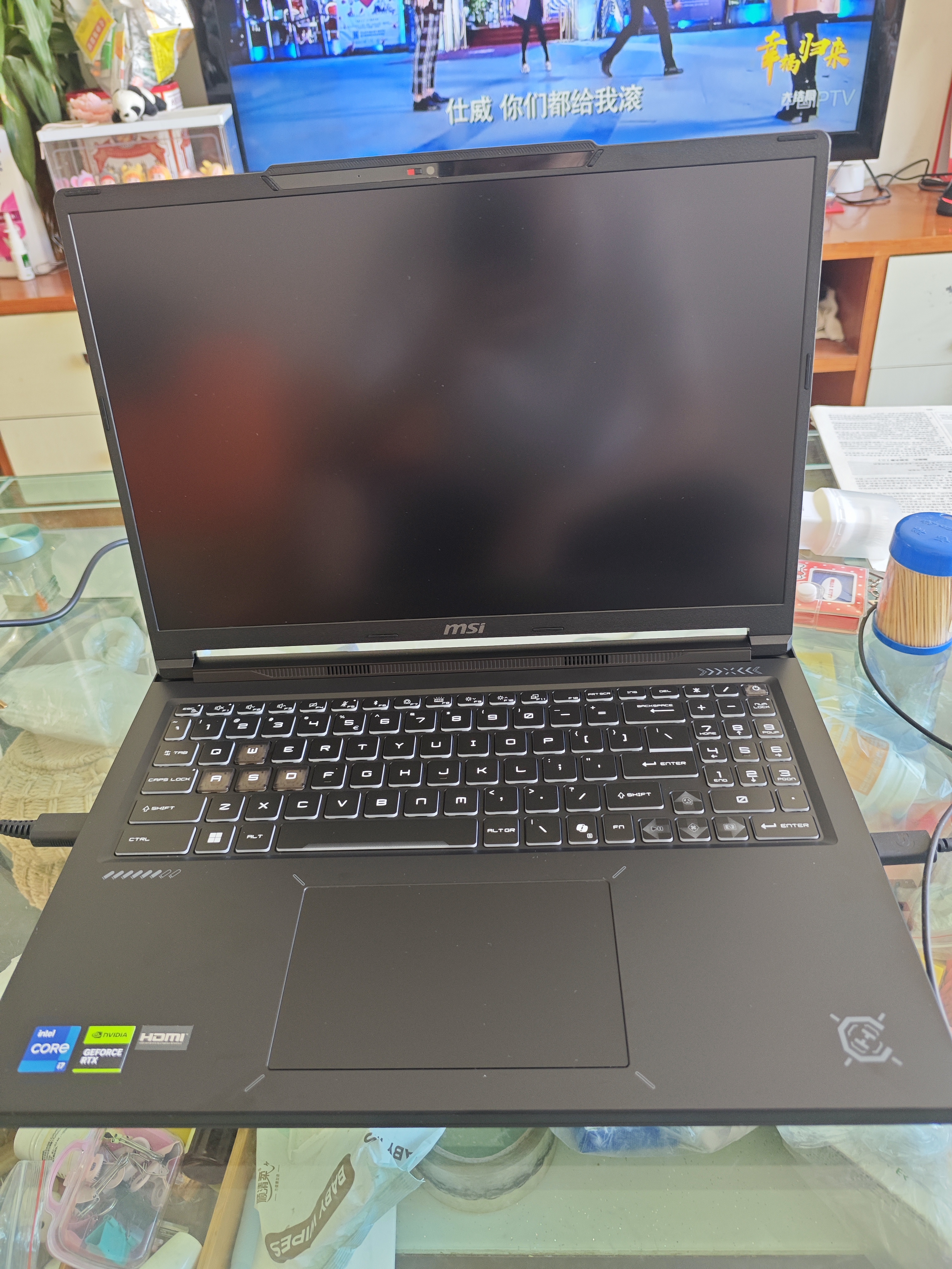 微星（MSI）神影16 2026 16英寸游戏笔记本电脑(酷睿i7-14650HX RTX5050 16G 512GB 2.5K/240Hz屏)国家补贴 实拍图