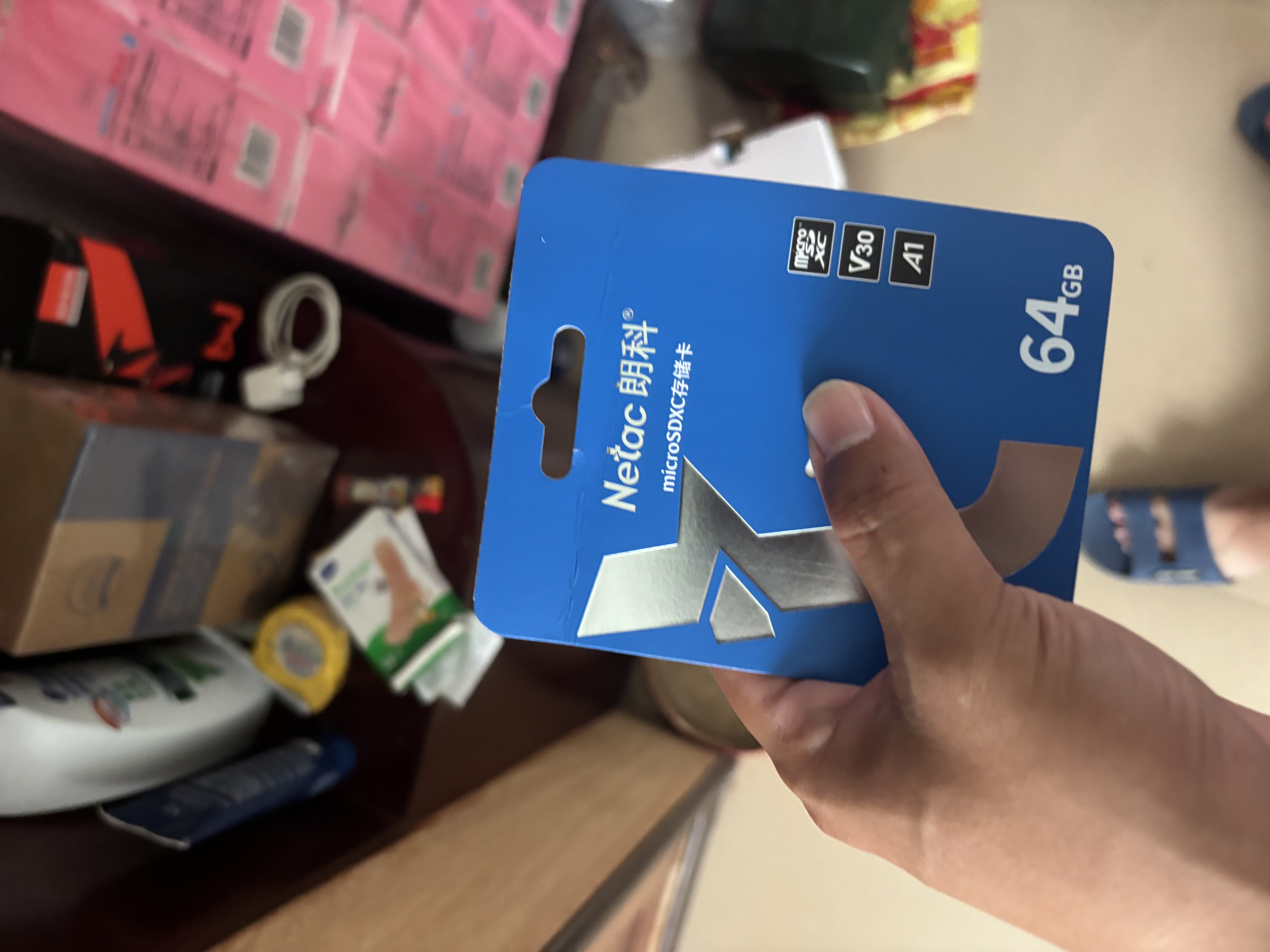朗科（Netac）64GB TF（MicroSD）存储卡P500系列 A1 U3 V30 4K 耐用行车记录仪&监控摄像头内存卡 读速100MB/s 实拍图