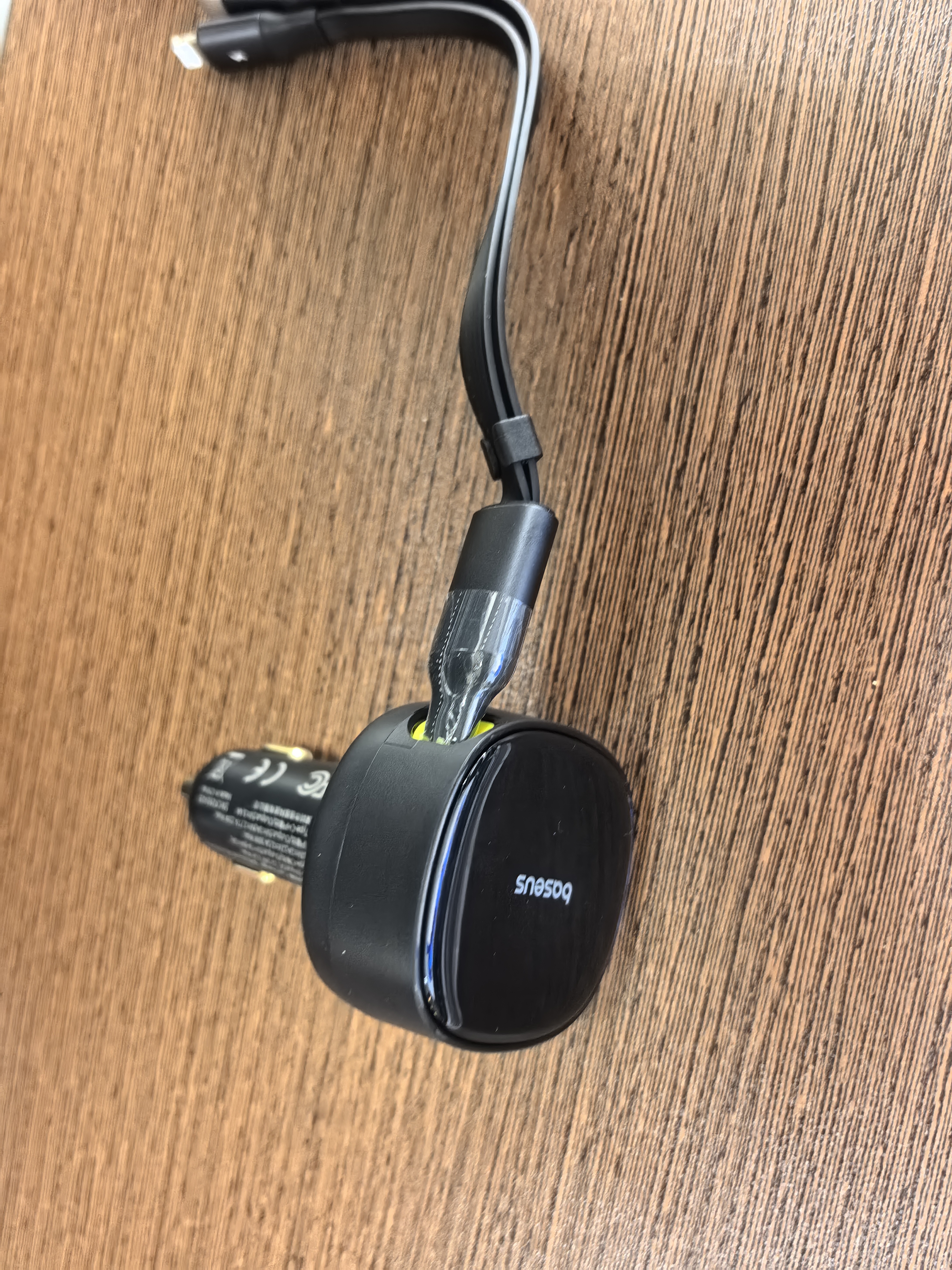 倍思车载充电器伸缩线一拖二点烟器自带线超级快充适用苹果18Pro Max华为小米 实拍图