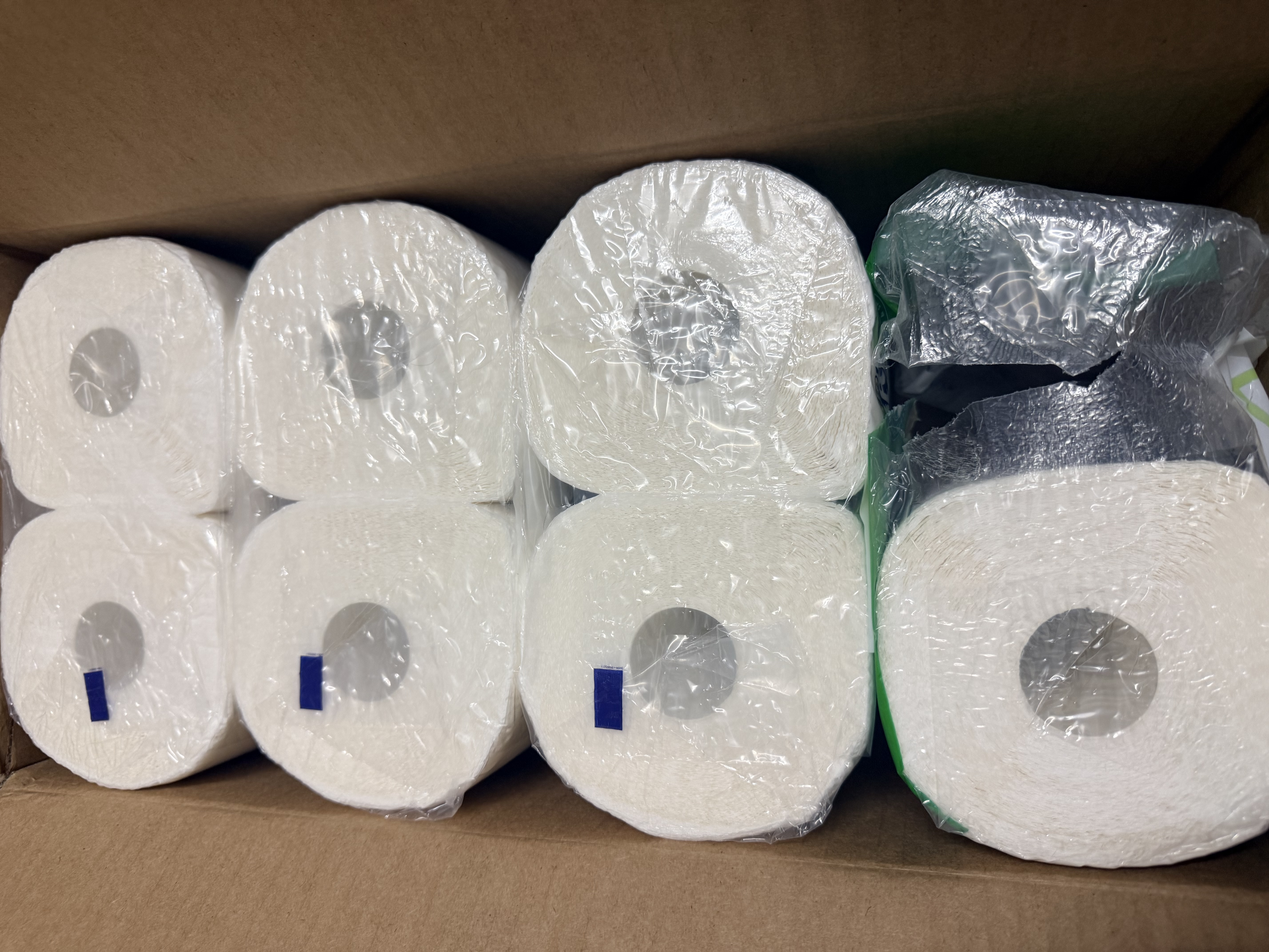 心相印【樊振东推荐】厨房用纸卷纸75节*8卷纸巾食品接触级 懒人抹布 实拍图