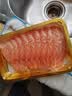 深悦胜 冰鲜挪威三文鱼刺身（大西洋鲑鱼）中段纯肉鱼腩 生鲜即食生鱼片 【中段切片】 400g 实拍图