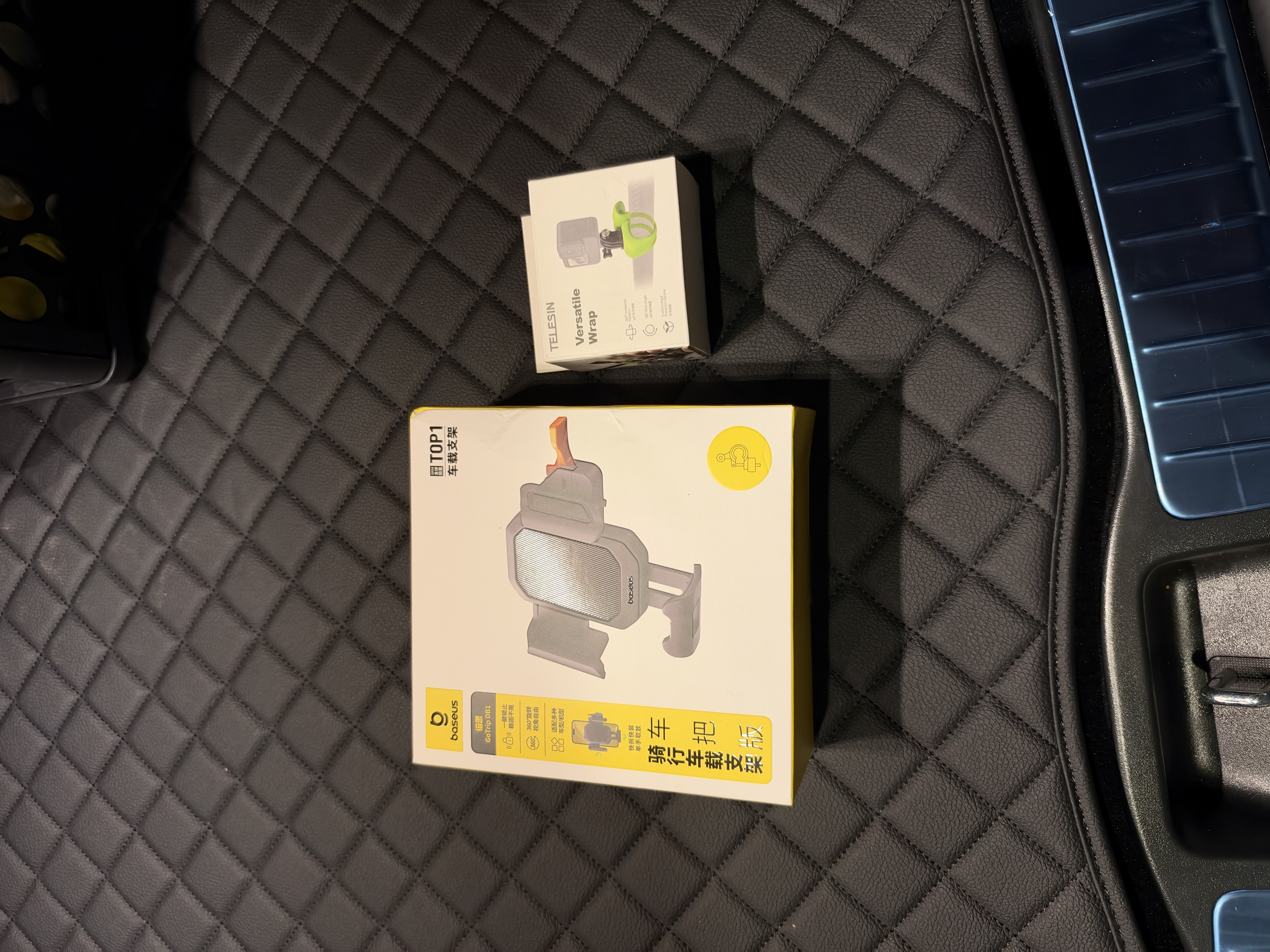 TELESIN(泰迅)大疆action6/5pro 4车把夹nano柔性支架适配gopro固定支架insta360钓鱼自行车骑行支架 实拍图