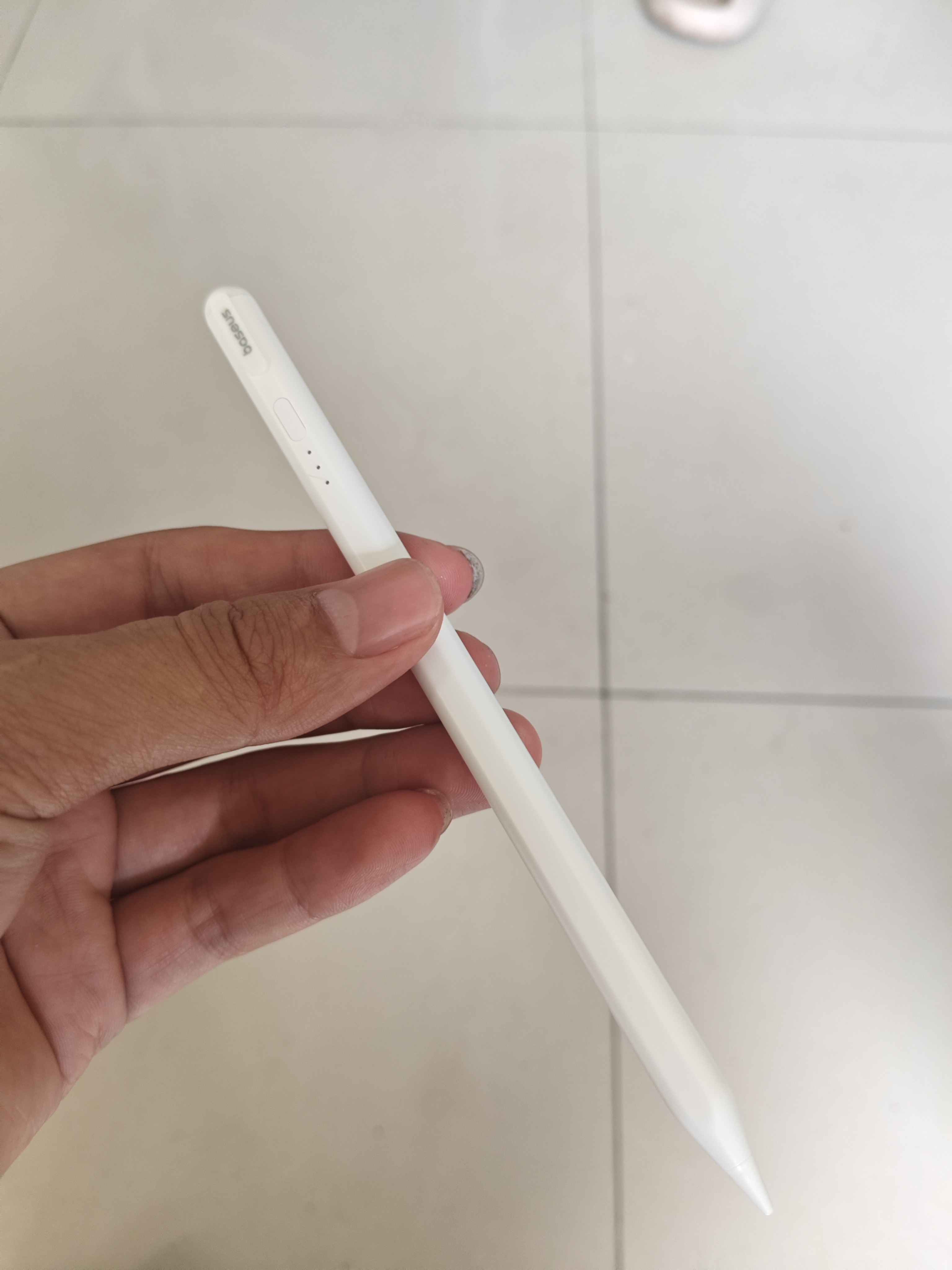 倍思电容笔iPad苹果笔【蓝牙数显】适用2026年Pro/Air/Mini7/iPad11平板触控触屏手写笔applepencil 实拍图