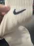 耐克（NIKE）正品NIKE耐克袜子篮球袜中长筒纯棉男女跑步运动休闲四季款透毛巾 白色中筒（四季款3双装） M码（38-42）鞋码 实拍图