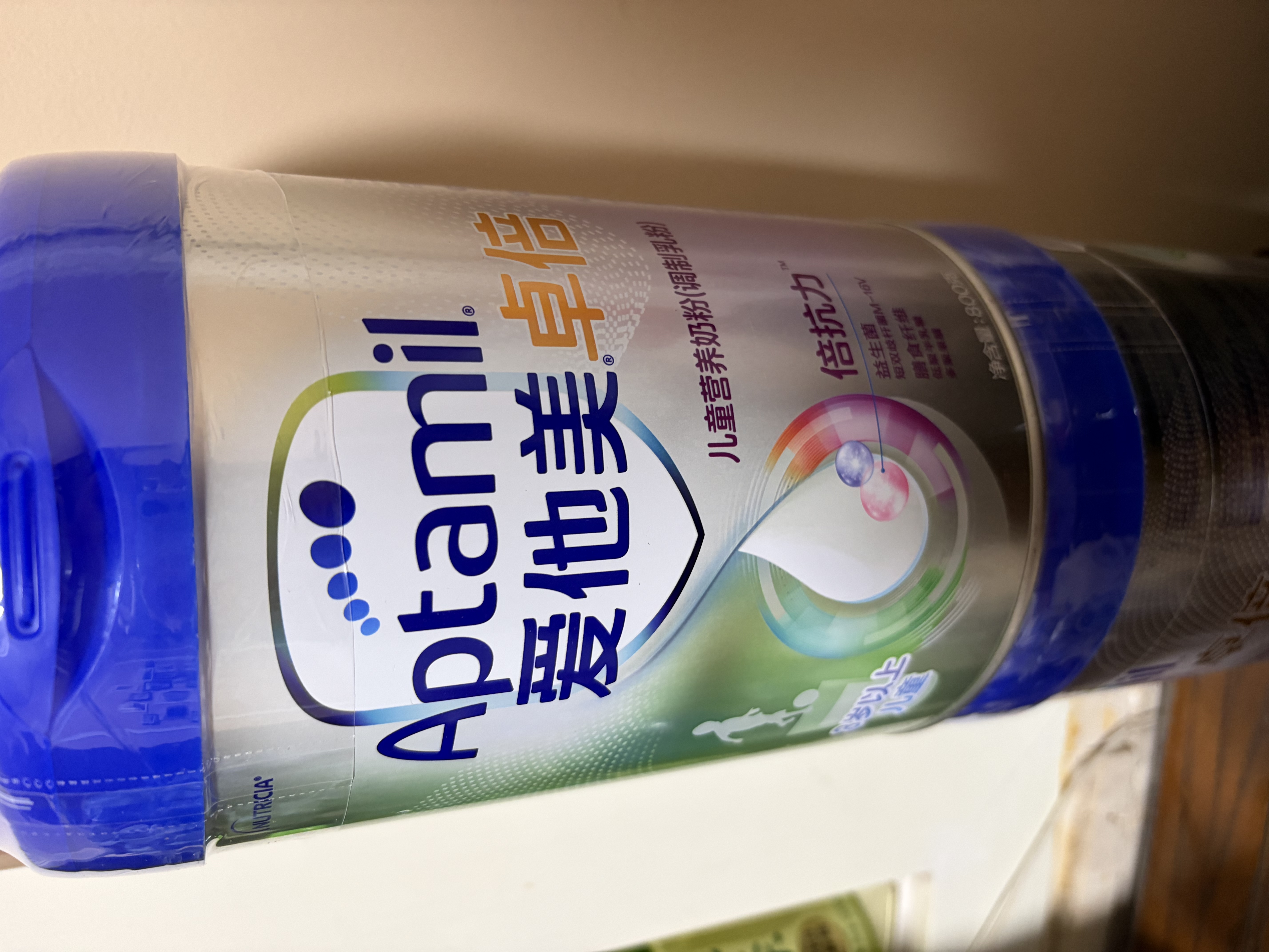 爱他美（Aptamil）卓倍儿童奶粉3岁以上段800g*4罐装 富含DHA四维骨骼营养素 实拍图