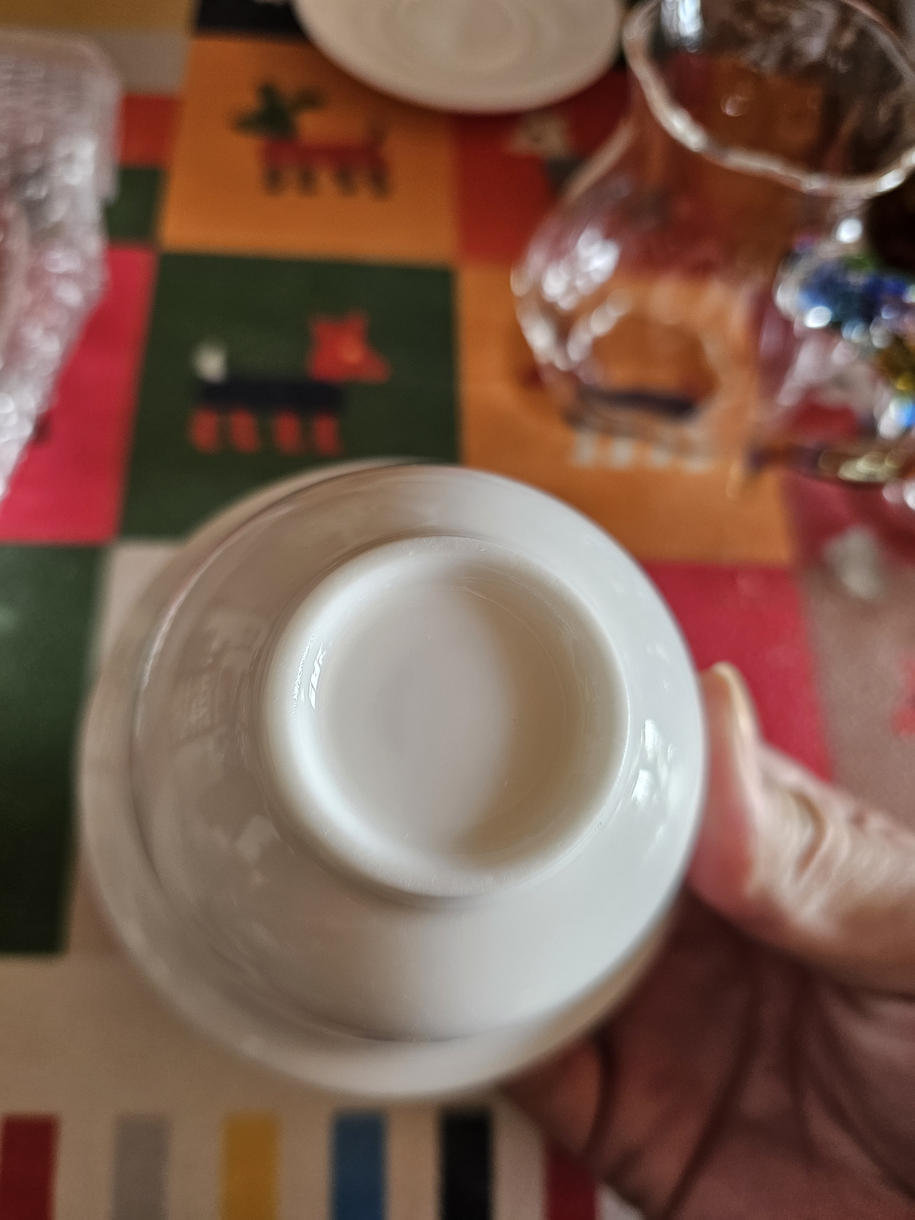 京东京造 茶杯盖碗  360°旋转可悬停功夫泡茶盖碗茶具羊脂玉瓷薄胎150ml 实拍图