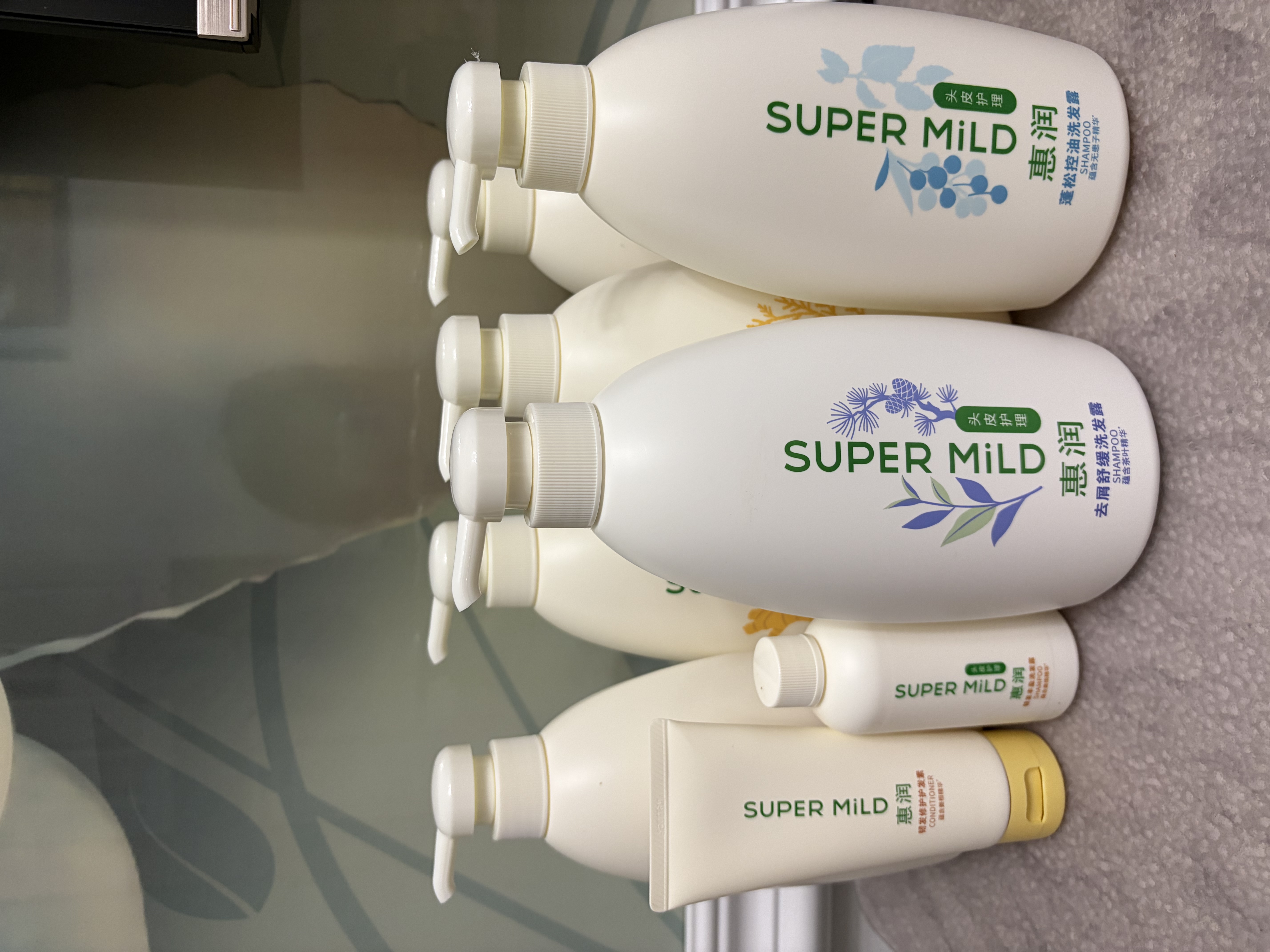 惠润（SUPER MiLD）【王曼昱同款】蓬松控油洗发水 改善油扁塌无硅油男女洗发露600ml 实拍图