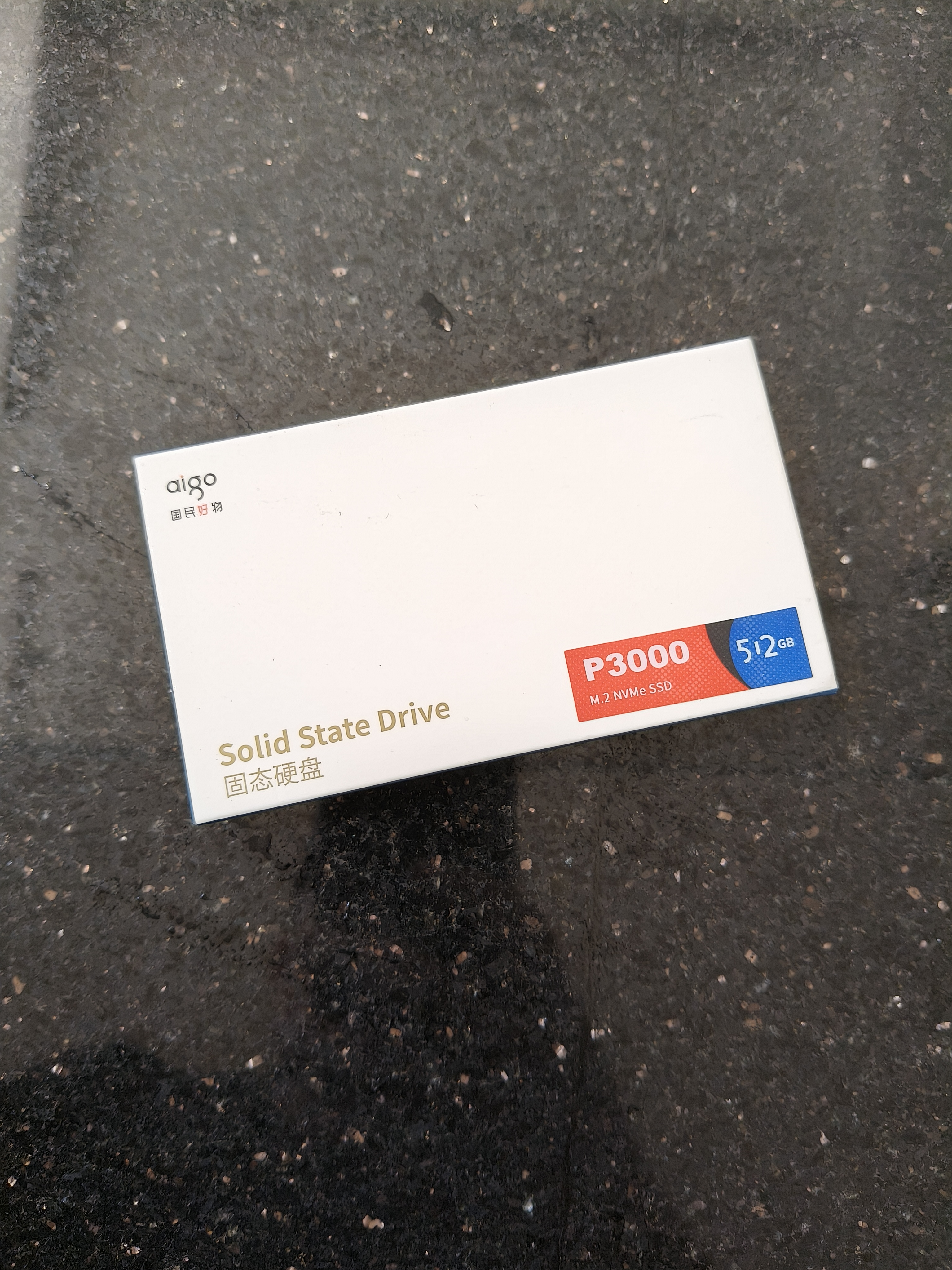 爱国者（aigo）512GB SSD固态硬盘 M.2接口NVMe协议 PCIe3.0高性能主控 台式机笔记本通用P3000 读速3400MB/s 实拍图