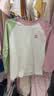 嘟嘟家【100%棉】女童衣服T恤秋季男童纯棉衣服男童打底衫秋 丁香粉100 实拍图