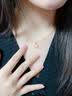 中国黄金（CHINA GOLD）四叶草黄金项链女珐琅彩足金吊坠生日礼物送女友纪念品 京速达-足金吊坠【赠S925链】 实拍图