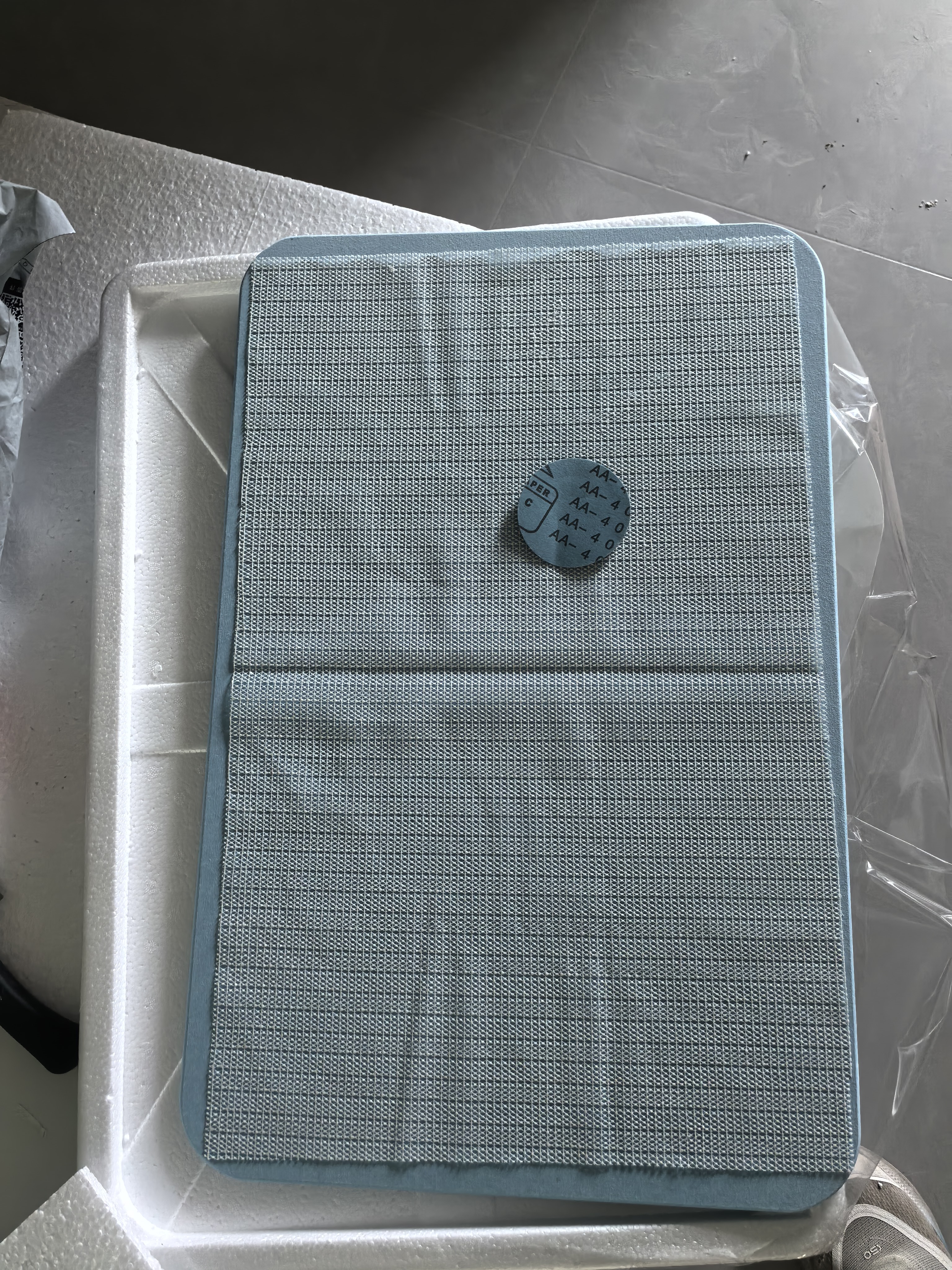 大江【硬】硅藻泥吸水地垫厕所卫生间门口脚垫浴室地垫39x60cm 实拍图
