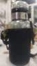 【送杯套】大容量加厚玻璃杯子便携杯茶水分离带杯套泡茶水杯 透明 1000ml吨吨桶 1只装 实拍图