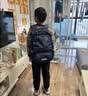 卡拉羊[新款]中学生书包防下坠减负护脊背包高中生女大容量双肩包男轻便 实拍图