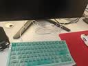 奥伦福特  电脑桌台式家用电竞游戏桌办公书桌简约书房写字桌子 简约白碳纤纹单桌-120*60 升级款电竞桌 实拍图