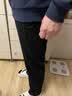安踏加绒保暖运动裤男士直筒卫裤秋冬针织通勤跑步长裤平口休闲裤 实拍图
