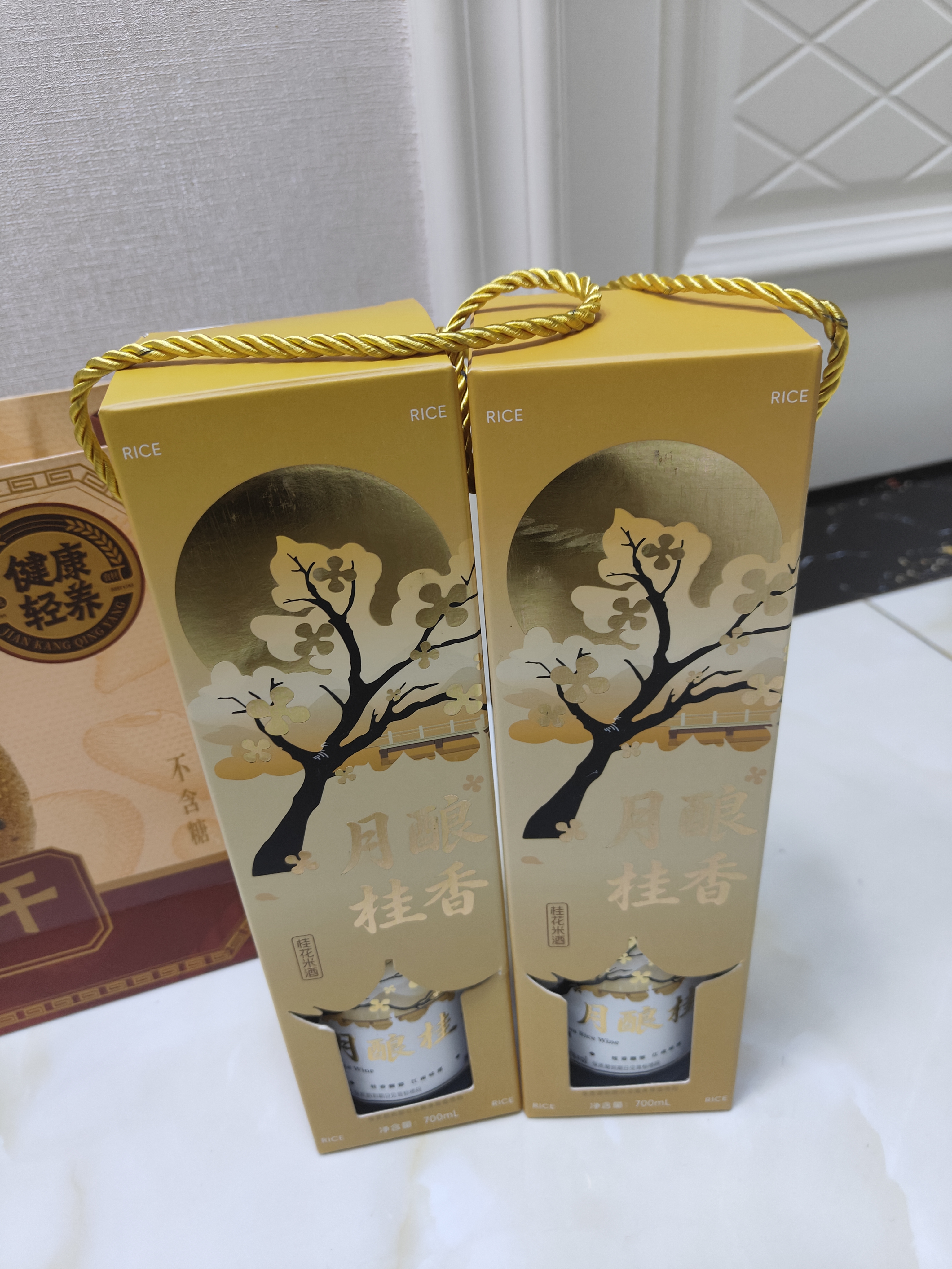 苏州桥6度月酿桂香 微醺米酿700ml江南桂花酒礼盒装 实拍图