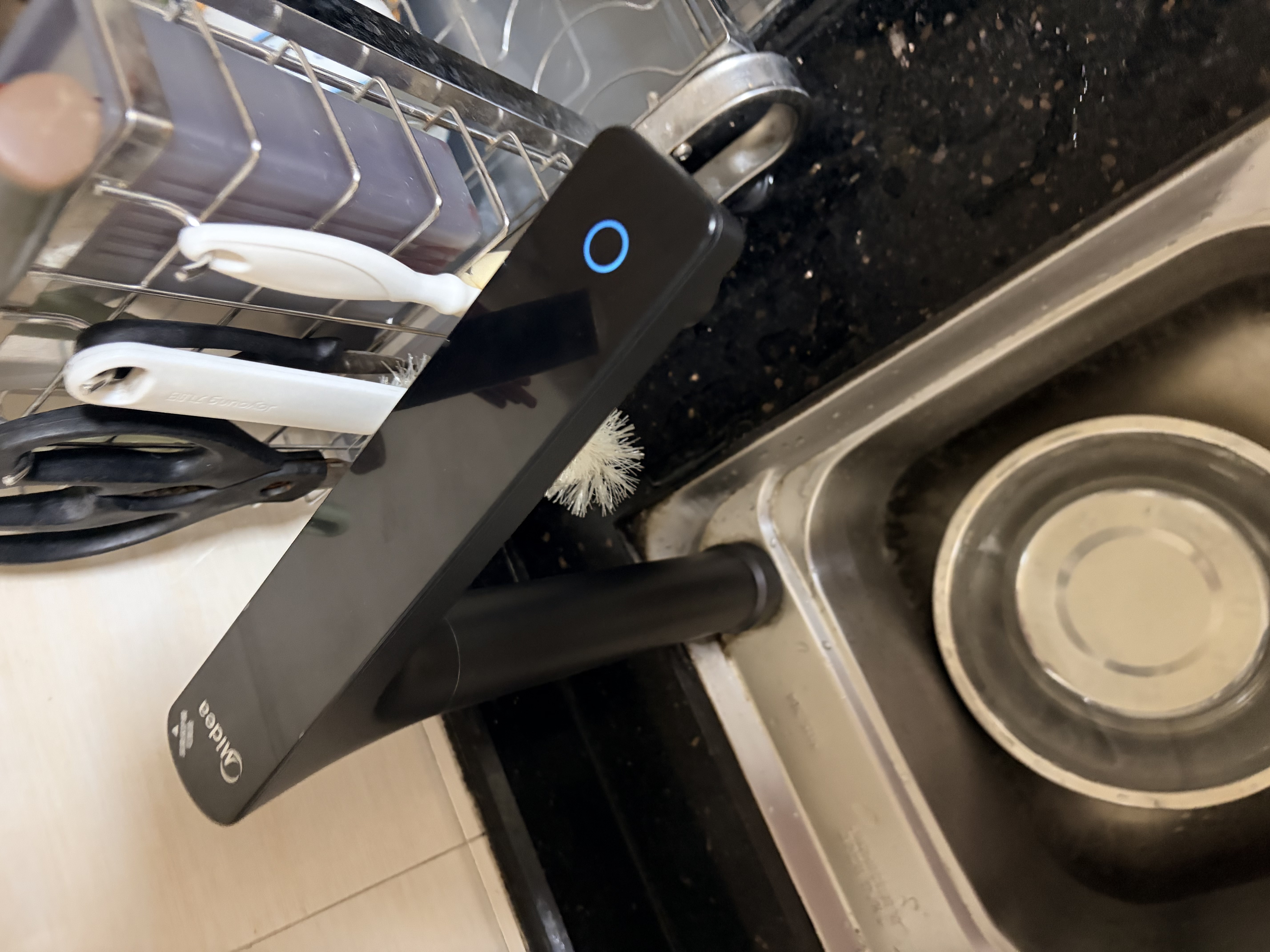 美的（Midea）星河5.0纯水版净水机器1200Gpro【瞬时1400G】抑菌0阻垢剂 6年长效RO反渗透 家用厨下式净水机2.0 实拍图