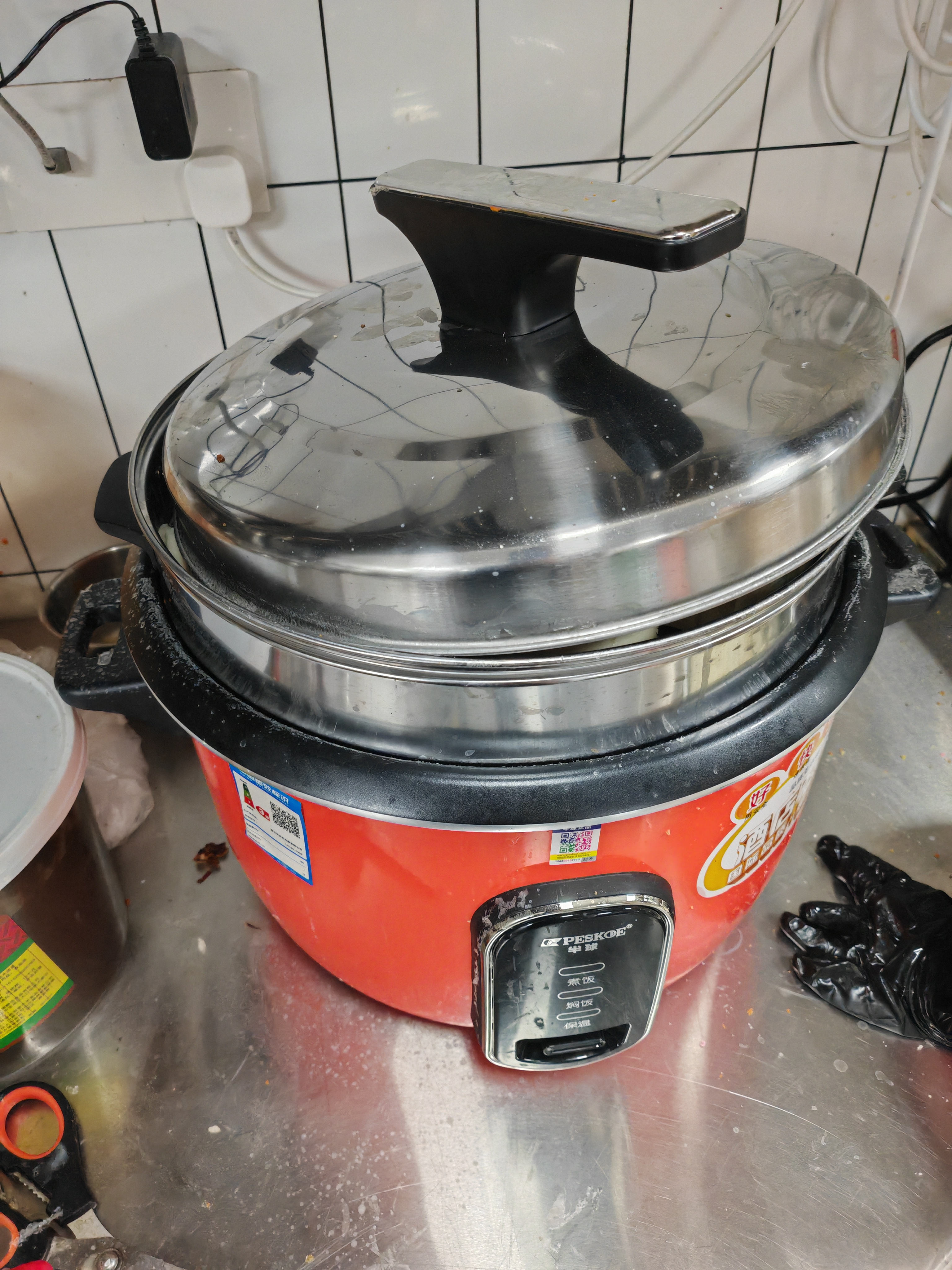 半球（PESKOE）商用电饭锅食堂大容量10人以上电饭锅 老式饭店用大型电饭煲 LX130-190B 实拍图