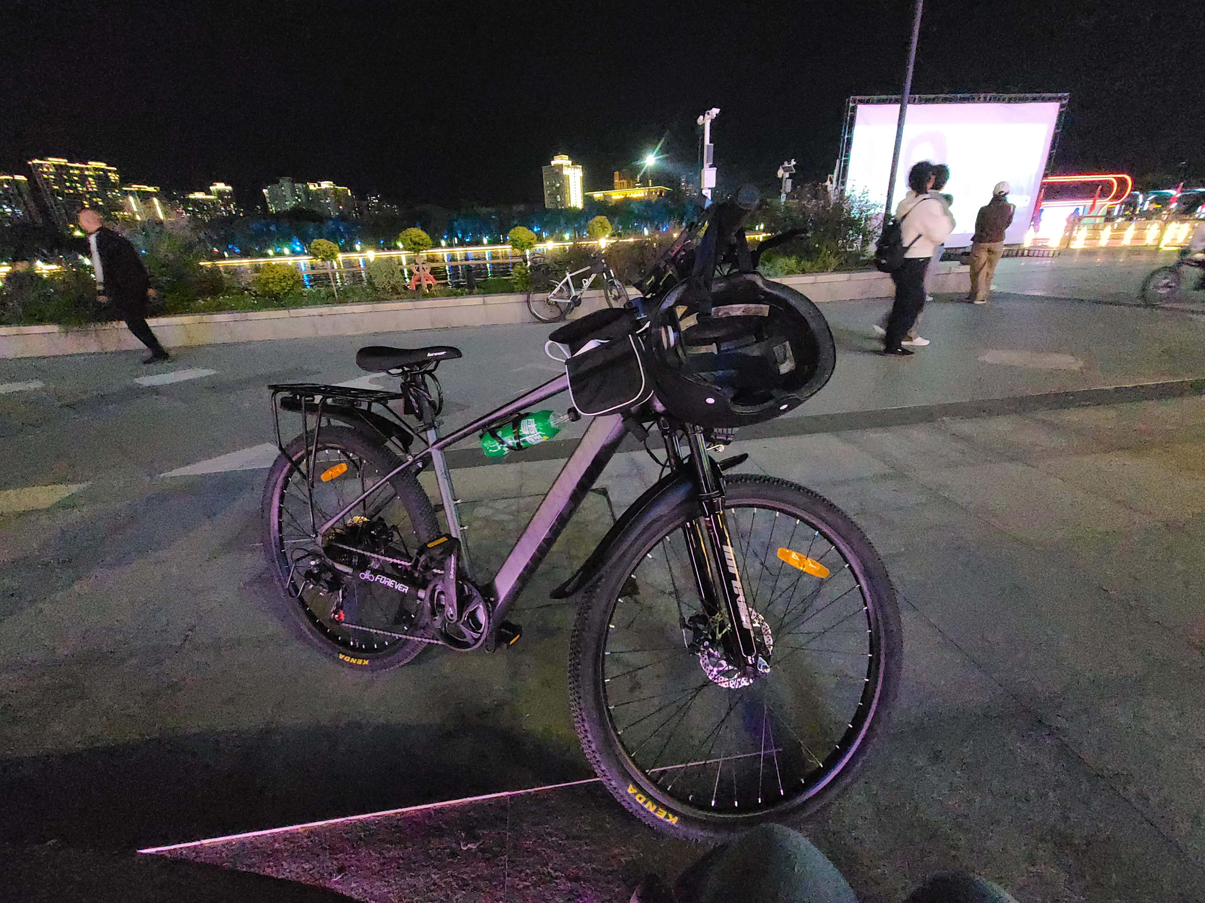 永久锂电池助力电动自行车禧玛诺变速超长续航山地车男女士双碟刹单车 F58摩天灰【助力续航约80-90KM】线碟 27.5英寸 实拍图