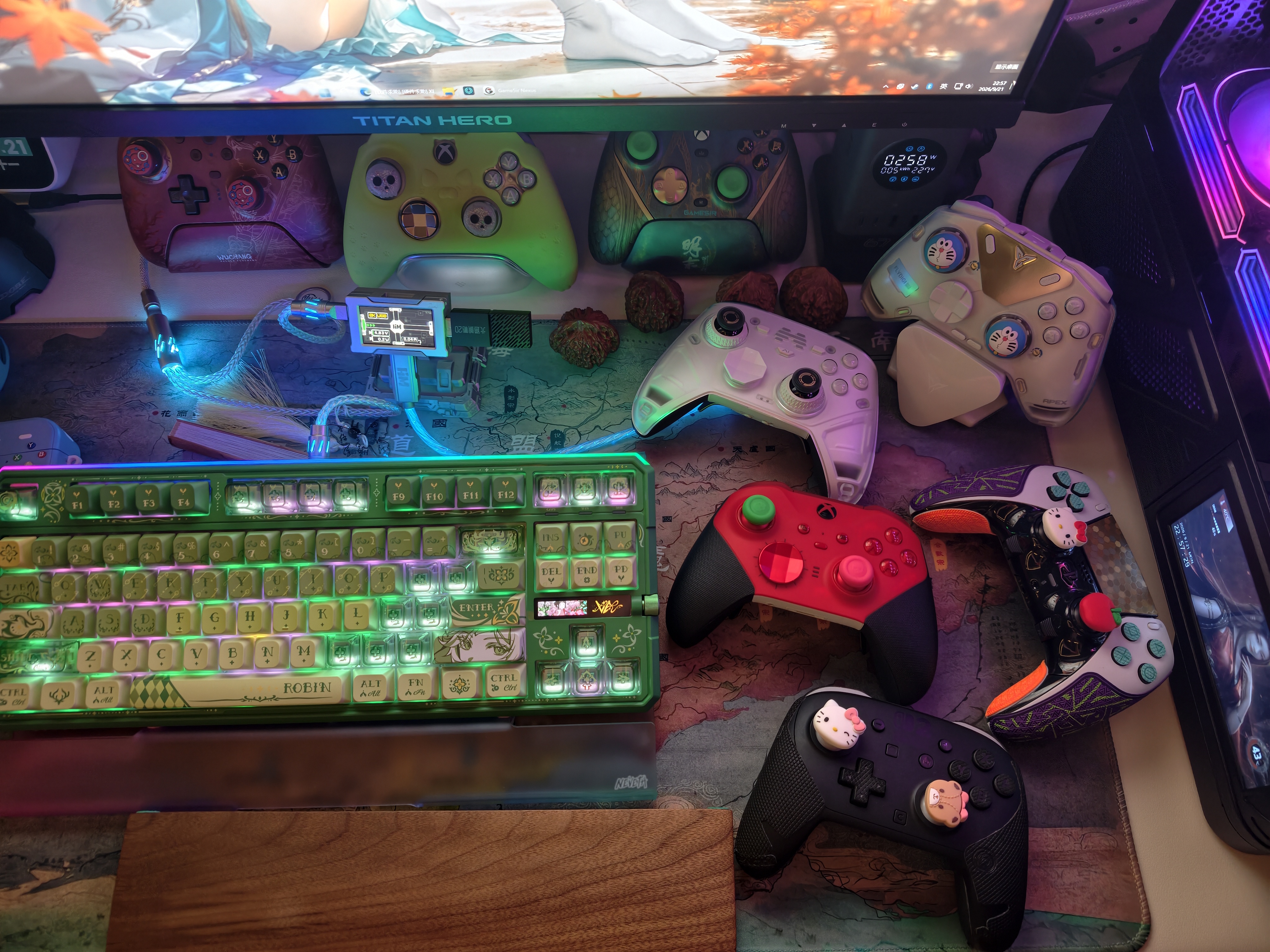 北通鲲鹏20游戏手柄AI智控无线蓝牙可调摇杆xbox类电脑PC手机steam体感智能宏switch2影之刃零 精英版 实拍图