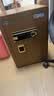 虎牌保险柜家用型指纹密码保险箱全钢防盗可入墙财务专用保管柜 博瑞系列 60cm 咖啡金 实拍图