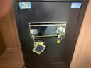 虎牌保险柜家用小型指纹密码办公财务专用保险箱全钢防盗可入墙保密保管柜 博瑞系列 60cm 钢琴黑 实拍图