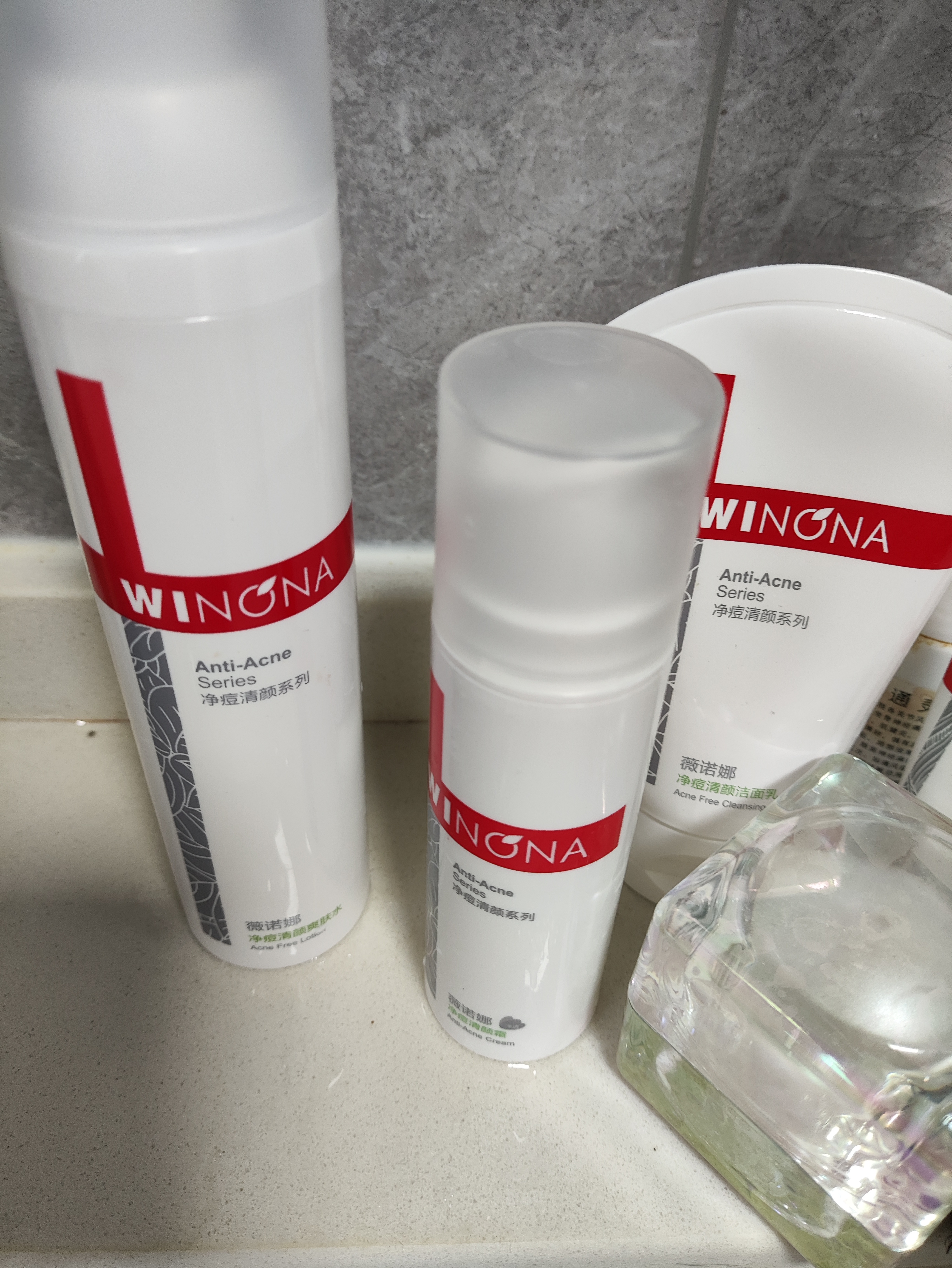 薇诺娜（WINONA）净痘清颜套装祛痘护肤品套装水乳精华洗面奶男女生日礼物 净痘洁水霜+水杨酸精华 实拍图