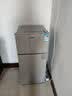 志高电冰箱双门家用节能冰箱出租屋冷藏冷冻环保迷你冰箱办公室公寓租房宿舍低噪电冰箱 【店铺爆款 S198热销款】银色款一级能效 实拍图