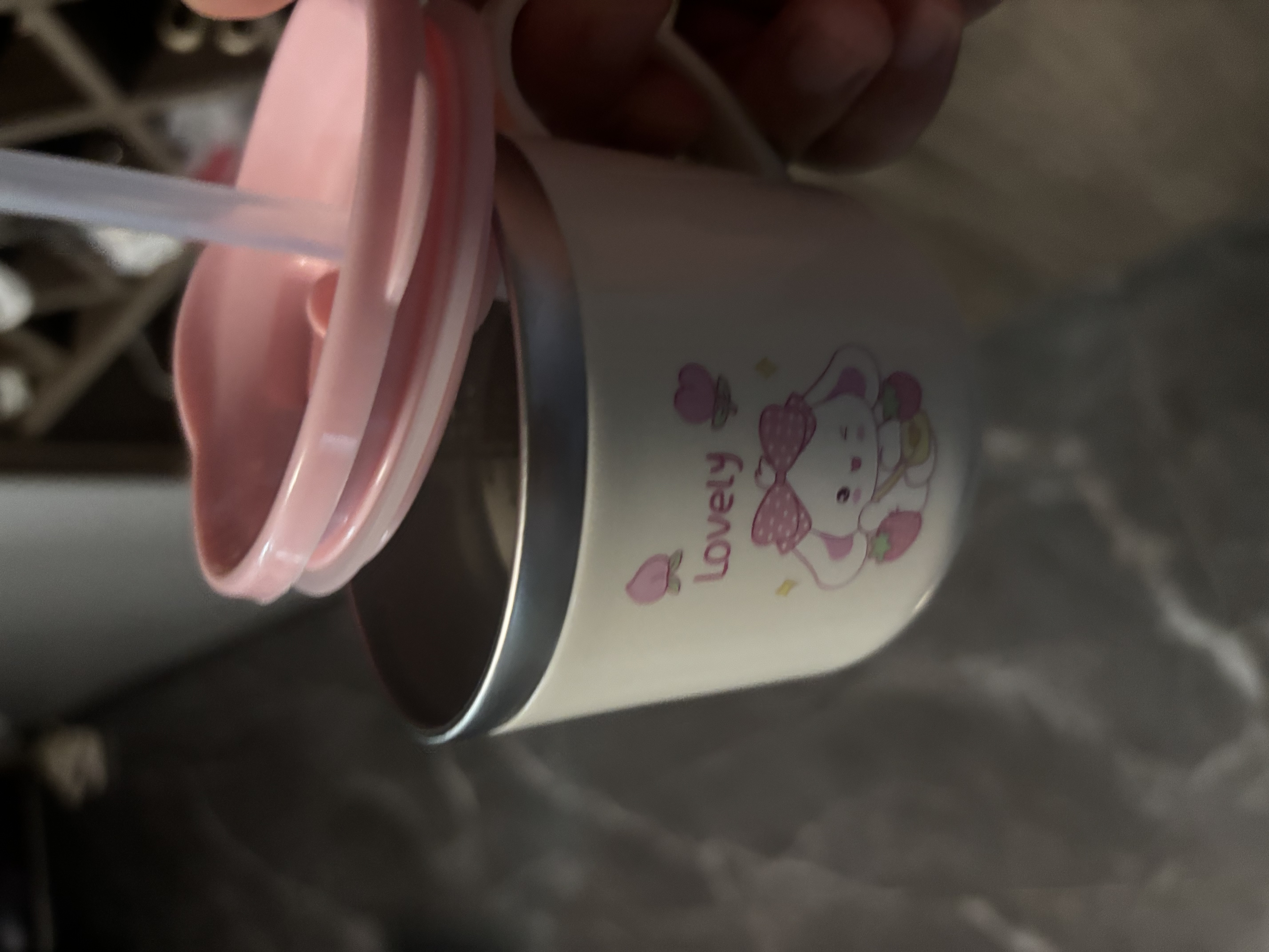COOKSS儿童牛奶杯316不锈钢杯子家用宝宝喝水杯敞口杯幼儿园水杯刻度杯 实拍图