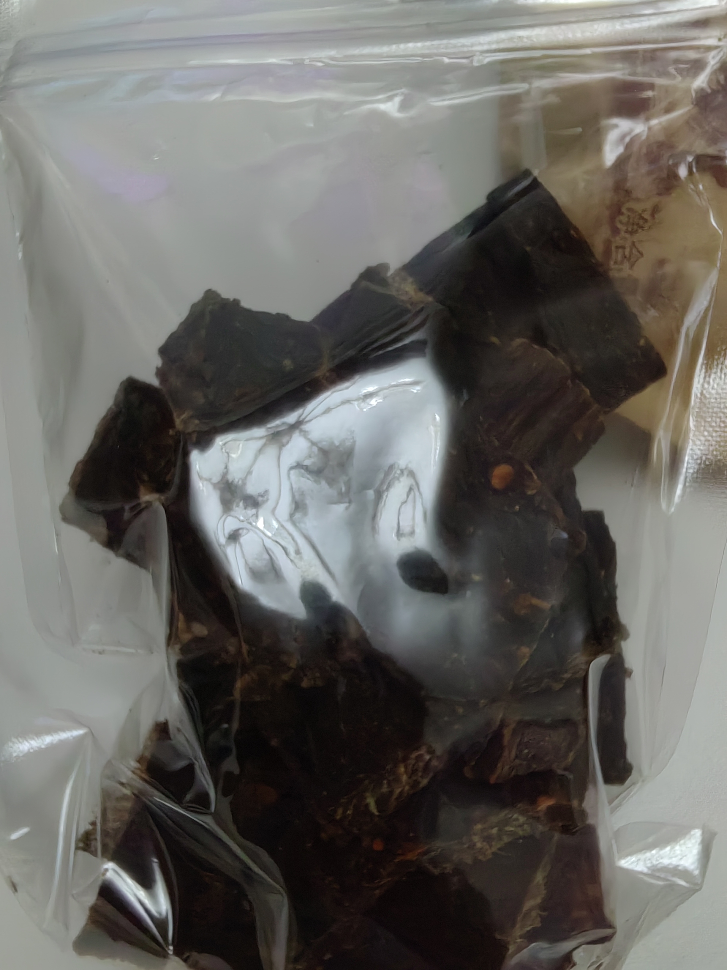 蜀料家 风干牛肉干西藏特产内蒙古超干手撕藏家牛肉干 麻辣味250g 实拍图