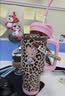 野兽派家居（tbh）保温杯HelloKitty巨无霸吸管随行杯不锈钢保冷杯水杯礼物 巨无霸保温杯 经典豹纹 (含mini收纳包挂件) 1200ml 含mini收纳包挂件 实拍图