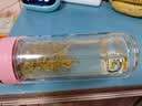 希诺抗菌玻璃杯双层透明水杯女士高颜值泡茶杯子节日礼物XN-1951 实拍图
