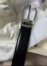 万宝龙（MONTBLANC）腰带男士椭圆针扣黑棕双面腰带皮带3cm 128135/222371中秋礼物 实拍图
